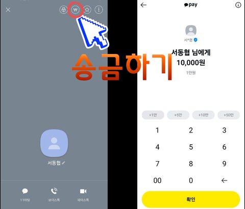 송금 방법
